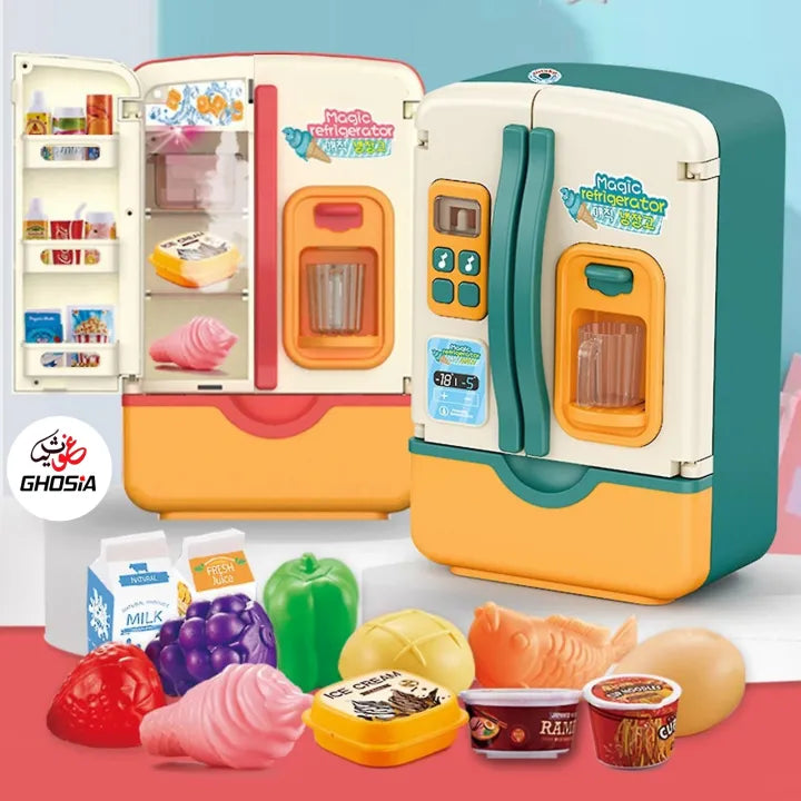 Multi-functional Pretend Fridge With Real Cooling | For Smart Kids