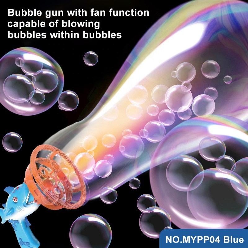2-in-1 Bubble Blower Gun for Kids