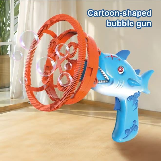 2-in-1 Bubble Blower Gun for Kids